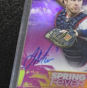 lot 2 image: 2021 Topps Archives Signature Series Spring Fever Joe Mauer Autograph 11  Only 1 Exist