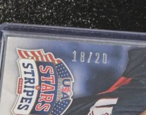 lot 5 image: 2015 USA Stars & Stripes Silhouettes Signatures Royce Lewis Autograph #85 1820  Only 20 Exist