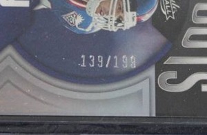 lot 8 image: 2023 Absolute Signature Standouts Jason Sehorn Autograph #SS-11 139199  Only 199 Exist