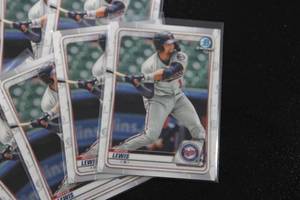 lot 21 image: 2020 Bowman Chrome Royce Lewis #195 Investment Lot  20 Card Lot