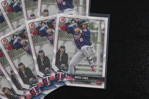lot 23 image: 2018 Bowman Royce Lewis #87 Investment Lot  20 Card Lot