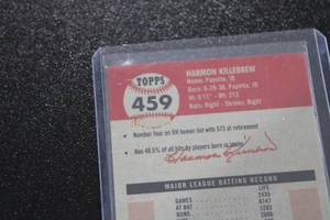 lot 36 image: 2022 Topps Chrome Platinum Blue Ice Refractor Harmon Killebrew #459 61100  Only 100 Exist