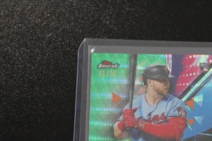 lot 42 image: 2021 Topps Finest Green Refractor Autograph Ryan Jeffers #FA-RJ 9199 Rookie Card