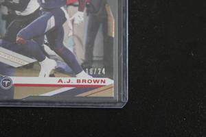 lot 44 image: 2020 Elite Gold AJ Brown #41 1824  Only 24 Exist
