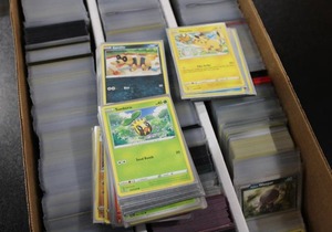 lot 93 image: Pokemon Card Lot in Sleeves  2000 Cards