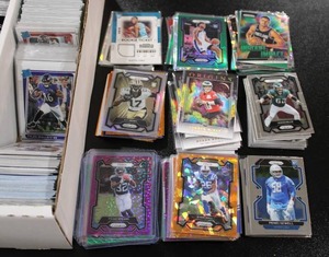 lot 107 image: Great Basketball & Football Card Fun Lot  Rookies - Parallels - Inserts - Stars  Approx 2000 Cards