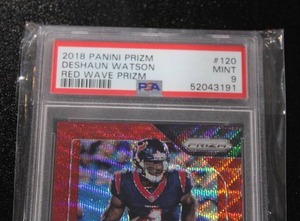 lot 132 image: 2018 Prizm Red Wave Deshaun Watson #120 110149  Only 149 Exist