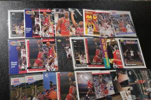 lot 156 image: Michael Jordan Basketball Card Lot  45 Cards
