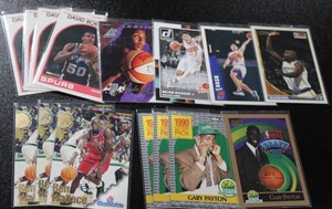 lot 175 image: Hall of Fame & Fan Favorite Basetball Rookie Card Lot  21 Rookie Cards