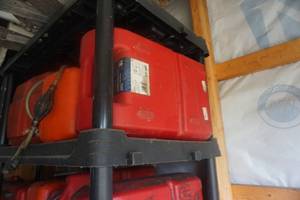 lot 71 image: 3 Plastic Marine Gas Cans