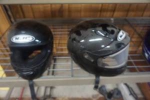 lot 182 image: 2 - HJC Brand Full Face Shield MotorcycleSnowmobile Riding Helmets