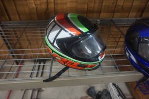lot 183 image: Team Arctic Cat Full Face Shield Snowmobile Riding Helmet