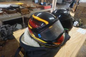 lot 188 image: 2 -  Full Face Shield MotorcycleSnowmobile Riding Helmets
