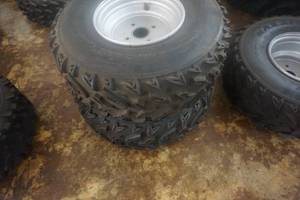 lot 206 image: 3 - Maxxus ATV Tires on 4 Bolt Rims