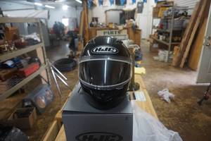 lot 193 image: Brand New HJC CS-RS Full Face Shield MotorcycleSnowmobile Riding Helmet