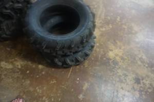 lot 195 image: 4 - Far East Dirt Tamer ATV Tires Full Set Front and Rears