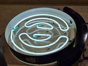 lot 35 image: 30 Neon Sign Appears to be the Letter C - Works