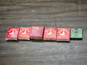 lot 44 image: Lot of 6 Packages of Oil Seals - National & CR