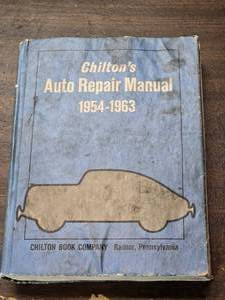 lot 57 image: Chiltons Auto Repair Manual 1954-1963, Re-Published in 1971