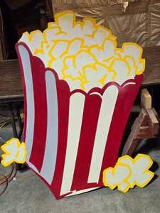 lot 69 image: Huge Popcorn Sign