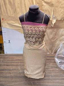 lot 73 image: 24 Tall Mannequin Form with Dress