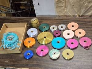 lot 108 image: Lot of Various Colors of Ribbon for Crafts and Designs