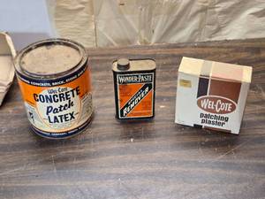 lot 112 image: Vintage Wel-Cote Product Packages and Wonder-Paste