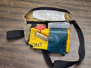lot 119 image: Vintage Aircraft Life Vest with CO2 Inflation System