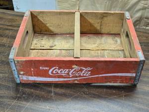 lot 142 image: Antique Coca-Cola Wooden Tray