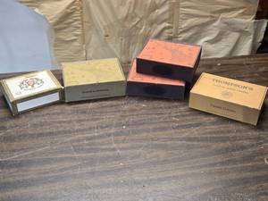 lot 153 image: Lot of 5 Cigar Boxes