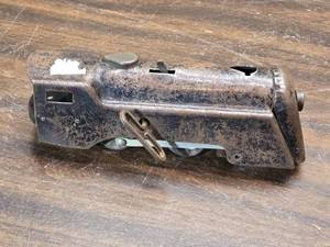 lot 177 image: Vintage Metal Wind Up Train - Missing Some Wheels