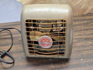 lot 203 image: Air-Flo Everhot Space Heater - Gets Glowing Red Hot, Fan a Little Slow to Get Going