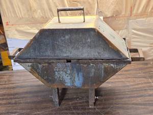 lot 209 image: Steel Charcoal or Wood Grill