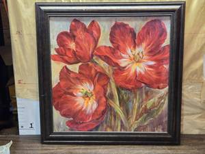 lot 254 image: Flamenco Reds Carson Art Print