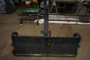 lot 5 image: pull behind garden tiller