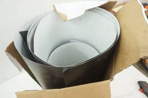 lot 114 image: aluminum flashing trim coil