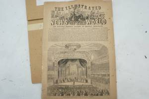 lot 213 image: Newspaper News of the World, 1858