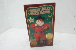 lot 217 image: Rockin Santa figure, 17 tall