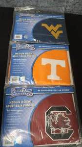 3 NEW COLLEGIATE RAIN PONCHOS