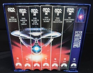 VHS STAR TREK BOXED SET