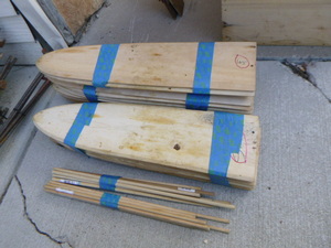 2 Dozen Basswood Muskrat Stretchers