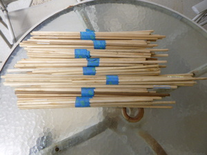 8 Dozen Wooden Dowel Belly Boards for Stretchers