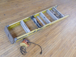Ladder and Sander