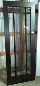 lot 711 image: Bayer Int. Slab Door, 30 in. Black
