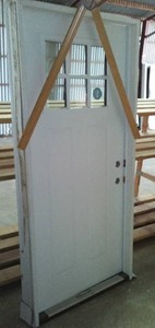 lot 714 image: Bayer 36 in. Ext Pre-Hung Door.