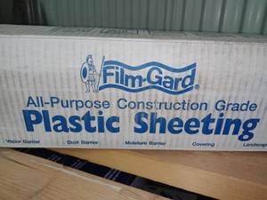 lot 732 image: Film Gard 4 mil Polyethylene Sheeting.