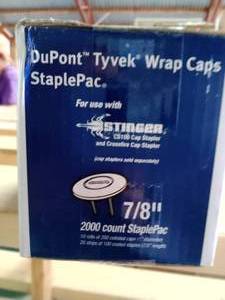lot 720 image: DuPont Tyvek Wrap Caps. (2000 ct.)