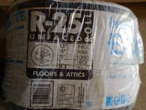 lot 750 image: R-25 Unfaced AtticFloor Insulation Roll.