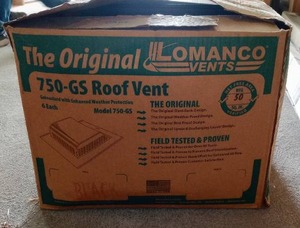 lot 752 image: Lomanco Aluminum Slant Roof Vents (6)