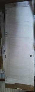 lot 722 image: 32 in. 5-Panel  Pre-Hung Door